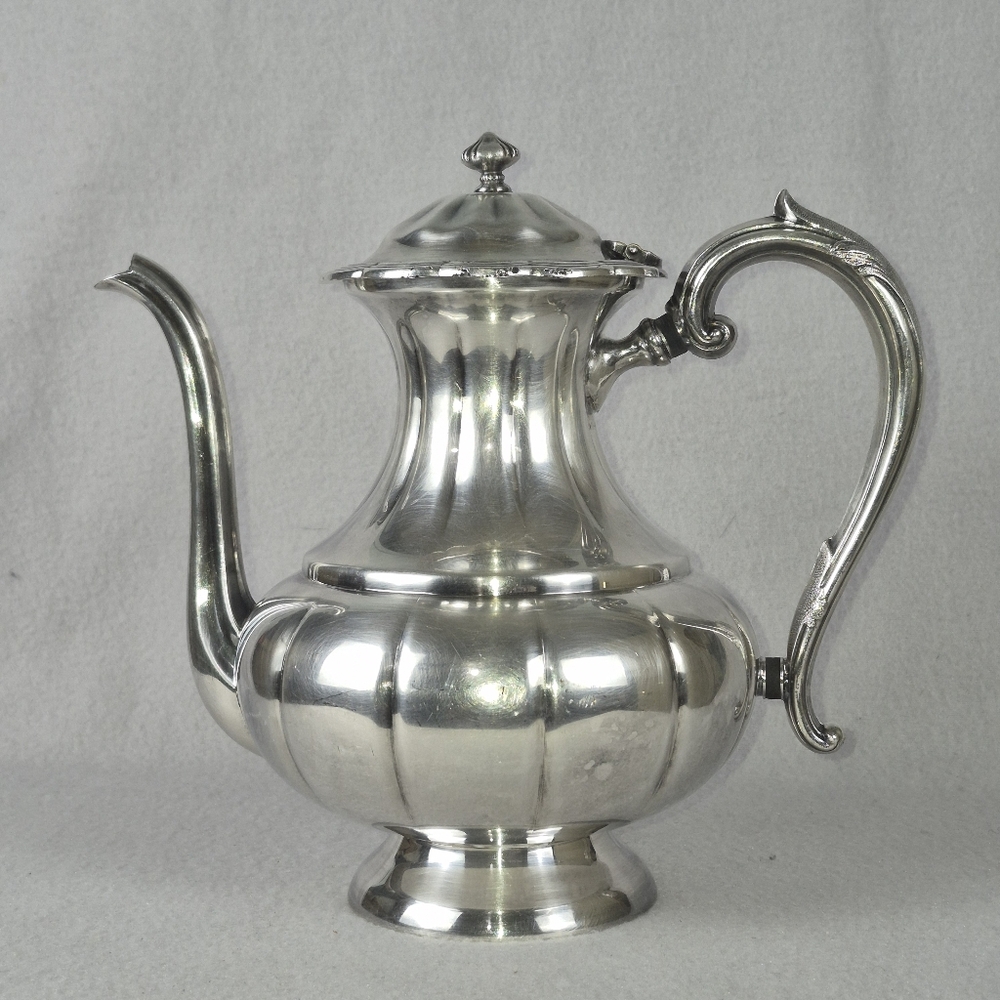 Primrose Silver Plate Teapot / Water Jug with Lid – EP Copper – Made in Canada